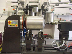 Hot water cylinder welding lathe